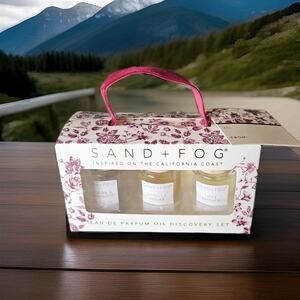 Sand And Fog Discovery Set Eau de Parfum Oil Rollers Parfum 3pc Discovery Set
